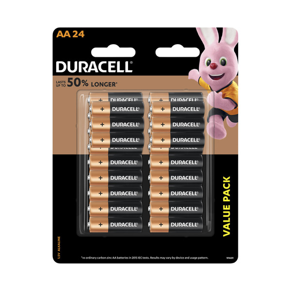 Duracell Coppertop AA Batteries | 24 pack
