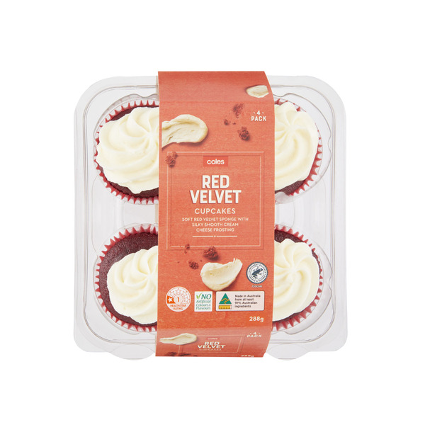 Cupcakes Red Velvet 4 Pack