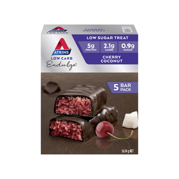 Low Carb Endulge Bar Cherry Coconut 5x34g