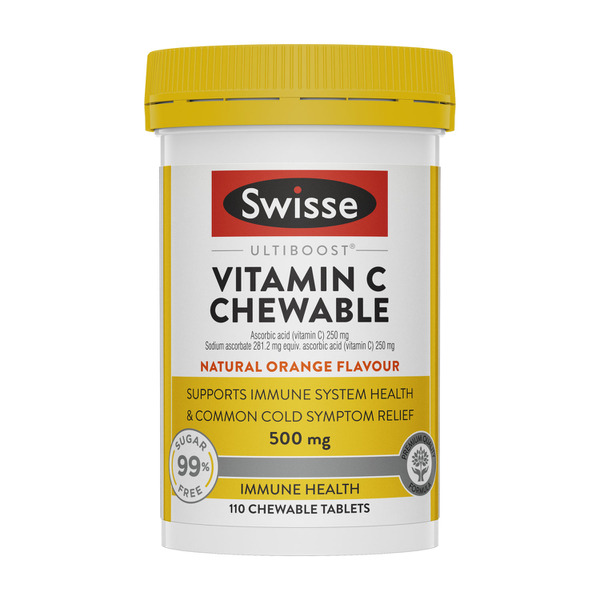 Swisse Ultiboost Vitamin C Chewable For Immune System Health Support