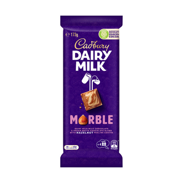 Cadbury Dairy Milk Marble Chocolate Block