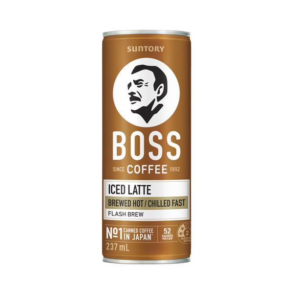 Boss Iced Latte Coffee 237mL