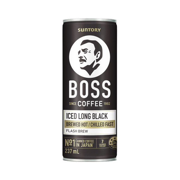 Calories in Boss Iced Long Black Coffee