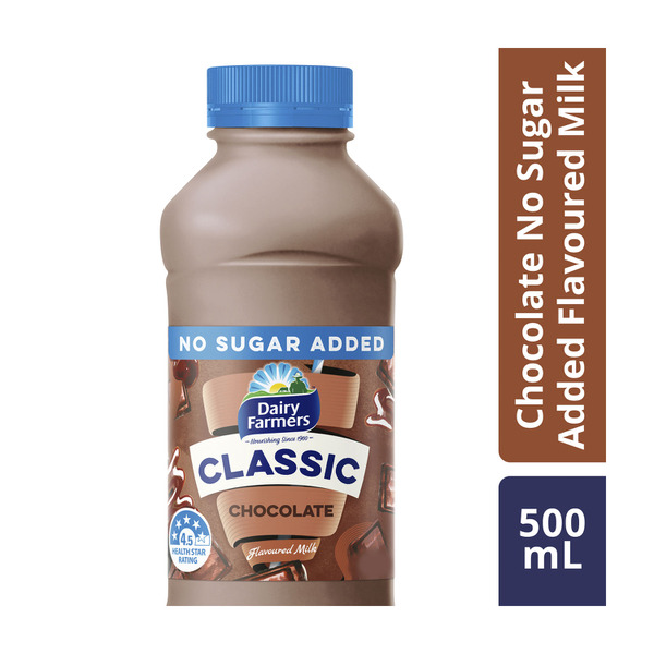 Dairy Farmers No Added Sugar Chocolate Flavoured Milk