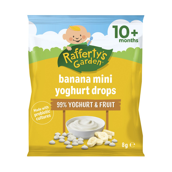 Banana Mini Yoghurt Drops 8M+