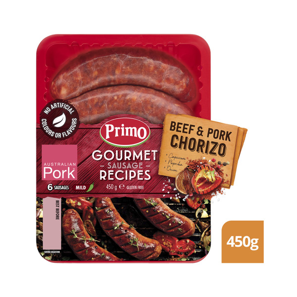 Primo Gourmet Beef & Pork Chorizo Sausage | 450g