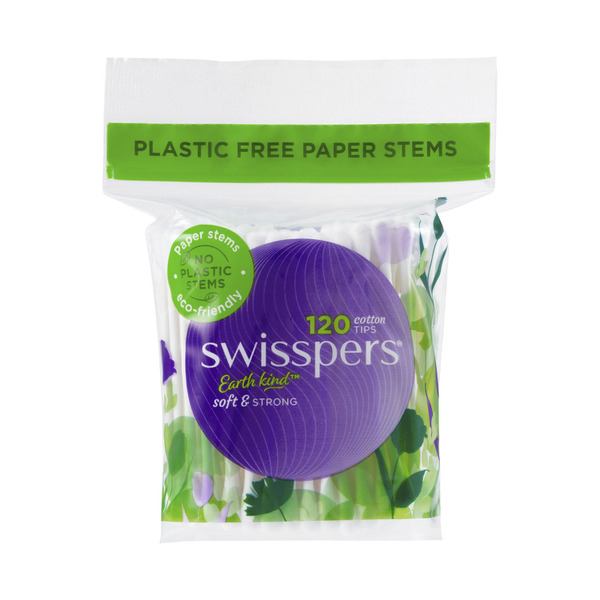 Swisspers Cotton Tips Paperstems | 120 pack