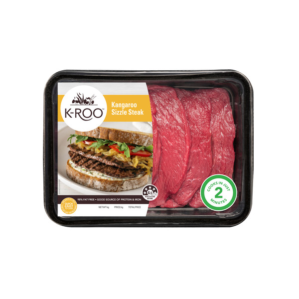 Buy K Roo Kangaroo Sizzle Steak 400g Coles