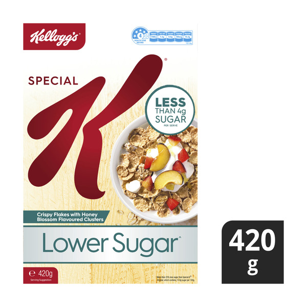 Kellogg's Special K Lower Sugar Honey Blossom Flavoured Breakfast Cereal | 420g