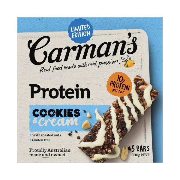 Cookies & Cream Protein Bars 5 Pack