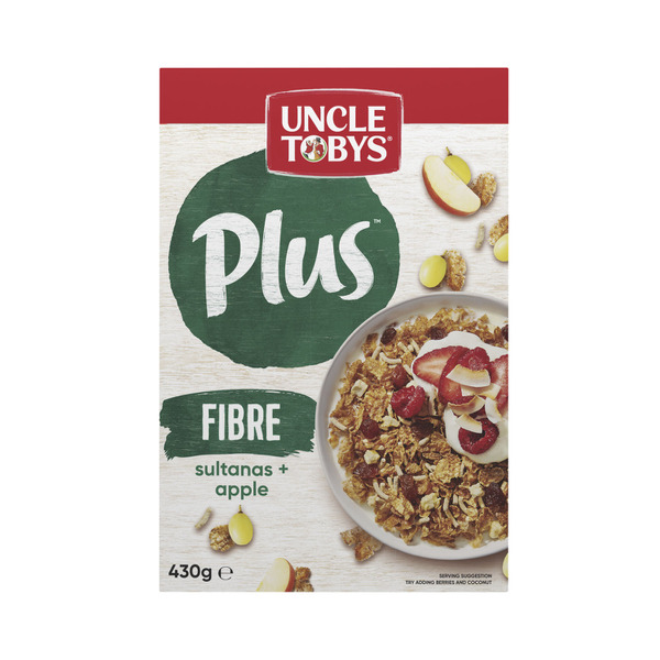 Uncle Tobys Plus Fibre Breakfast Cereal