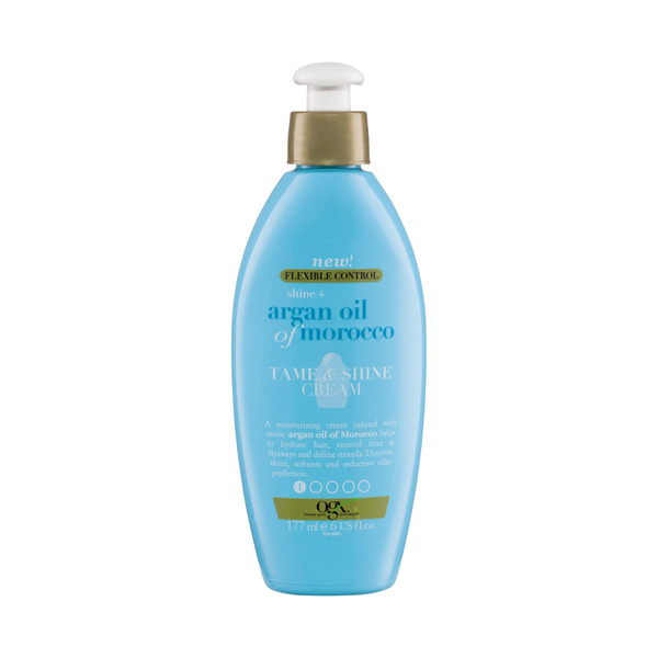 Ogx Flexible Control Shine + Hydrate Argan Oil Of Morocco Tame & Shine Cream For Frizzy Hair