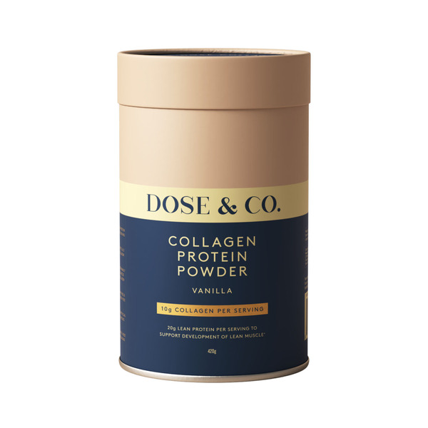 Dose & Co. Collagen Protein Powder Creamy Vanilla 420g