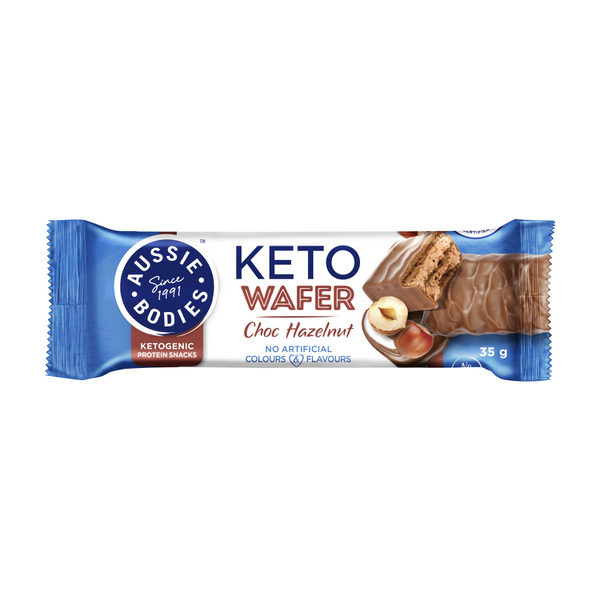 Aussie Bodies Keto Wafer Choc Hazelnut