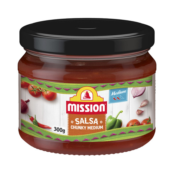 Calories in Mission Chunky Medium Salsa
