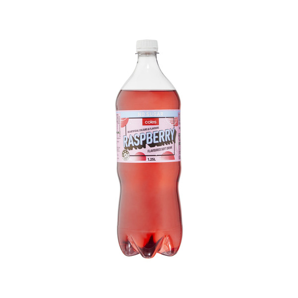 buy-coles-soft-drink-diet-raspberry-1-25l-coles