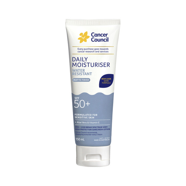 Cancer Council Facial Moisturiser Matte Water Resistant SPF 50+