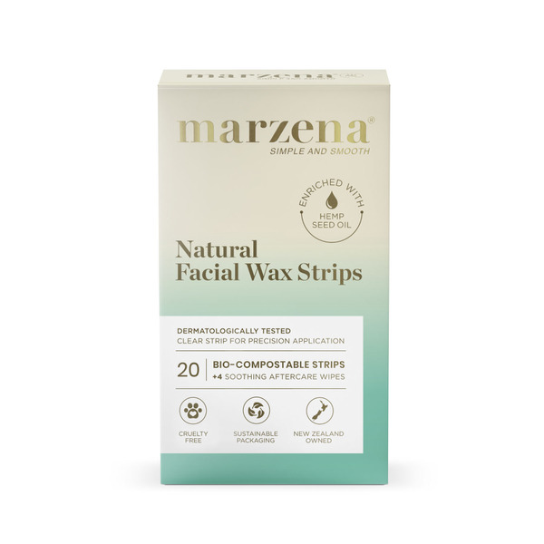 Marzena Natural Facial Wax Strips 20 pack