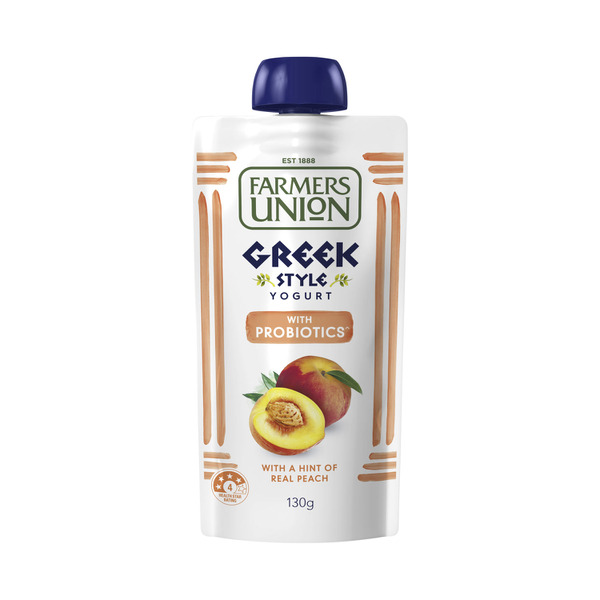 Farmers Union Yoghurt Peach 130g