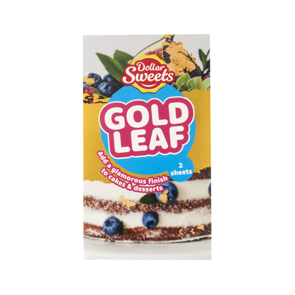 Buy Dollar Sweets Edible Gold Leaf 2 each