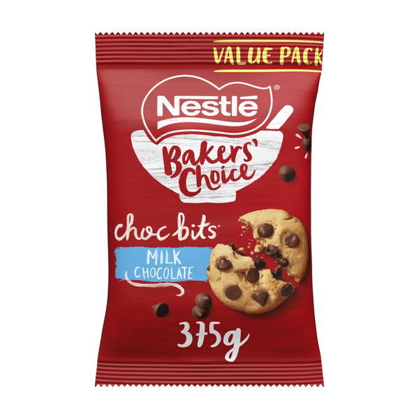 Calories in Nestle Bakers' Choice Baking Milk Chocolate Bits Value Pack