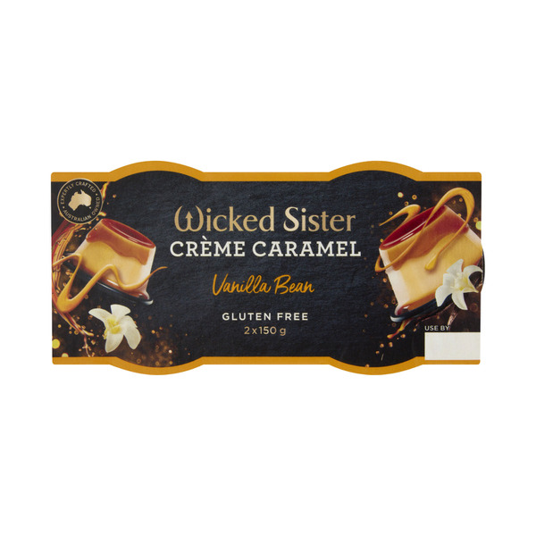 Wicked Sister Vanilla Bean Creme Caramel 2X150Gram