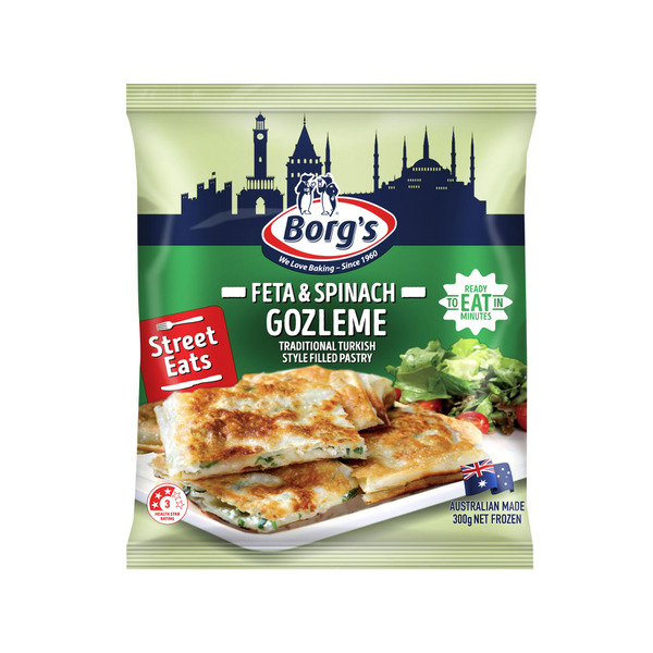 Borg's Feta & Spinach Gozleme