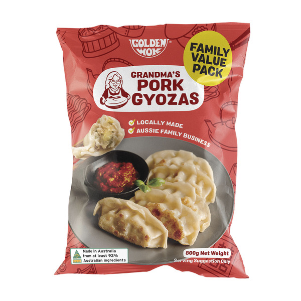 Calories in Grandma's Golden Wok Pork Gyoza