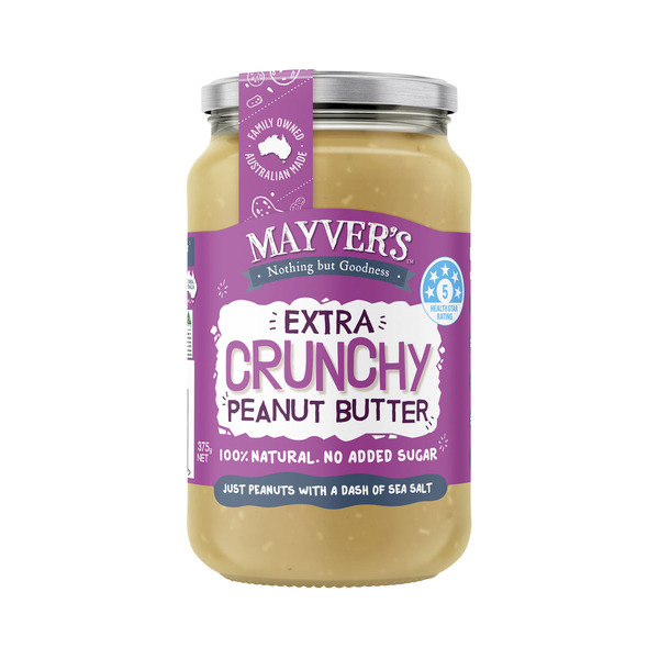 Mayvers Extra Crunchy Natural Peanut Butter