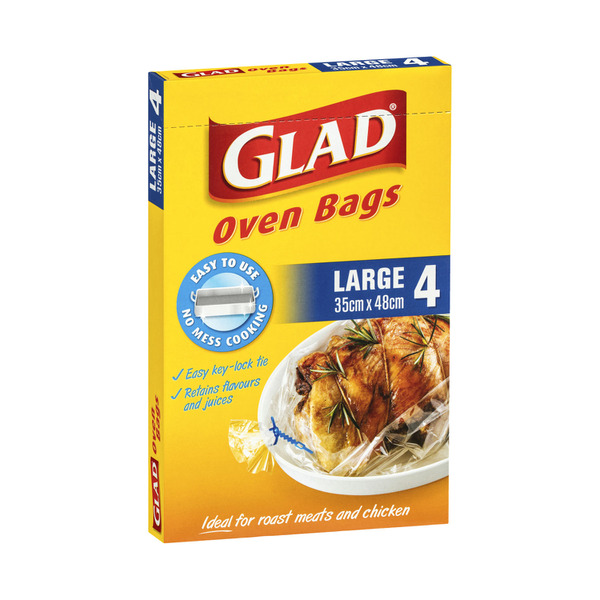 Glad® Oven Bags Large 4pk, Glad Australia