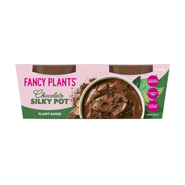 Calories in Fancy Plants Chocolate Silky Pot 2x95g