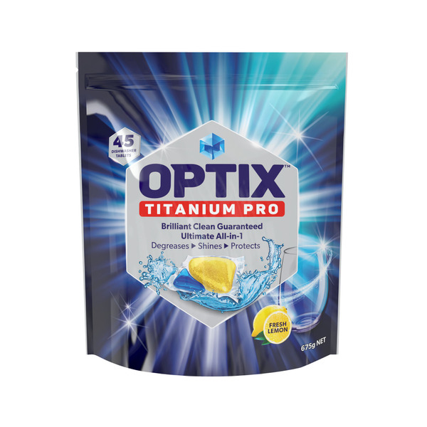 Optix Titanium Pro Dishwashing Tablets