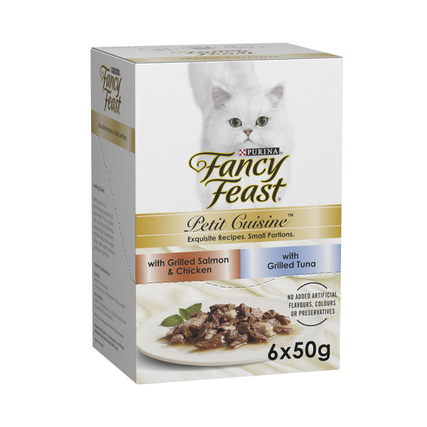 Fancy Feast Petit Cuisine Salmon Chicken Cat Food 6x50g | 6 pack