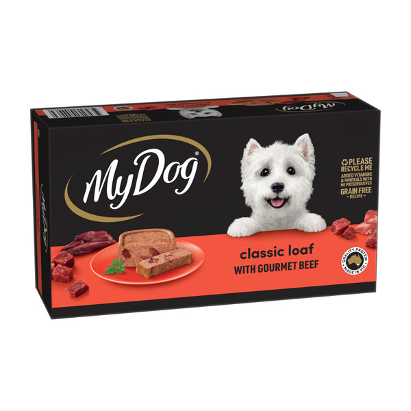 My Dog Classic Loaf With Gourmet Beef 24X100G Wet Dog Food | 24 pack