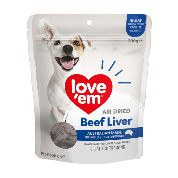 Love'em Dog Treats Beef Liver | 200g