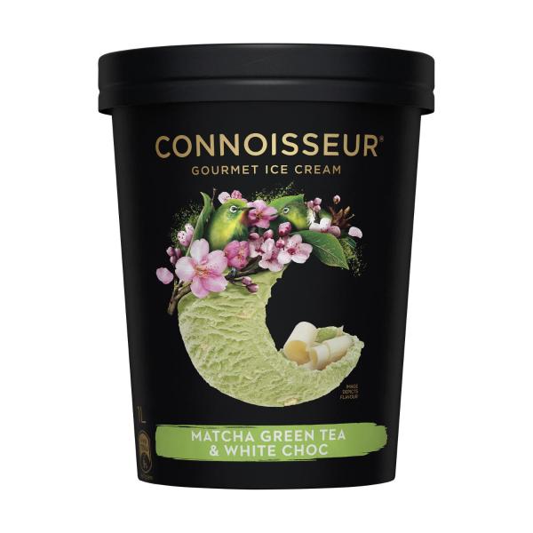 Connoisseur Matcha Green Tea With White Chocolate Ice Cream 1L