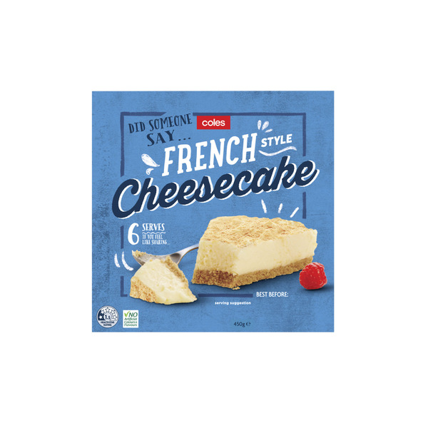 Coles French Style Cheesecake