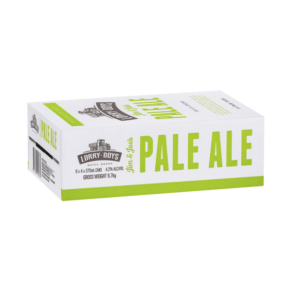 Buy Lorry Boys Pale Ale Can 375ml 24 Pack Coles