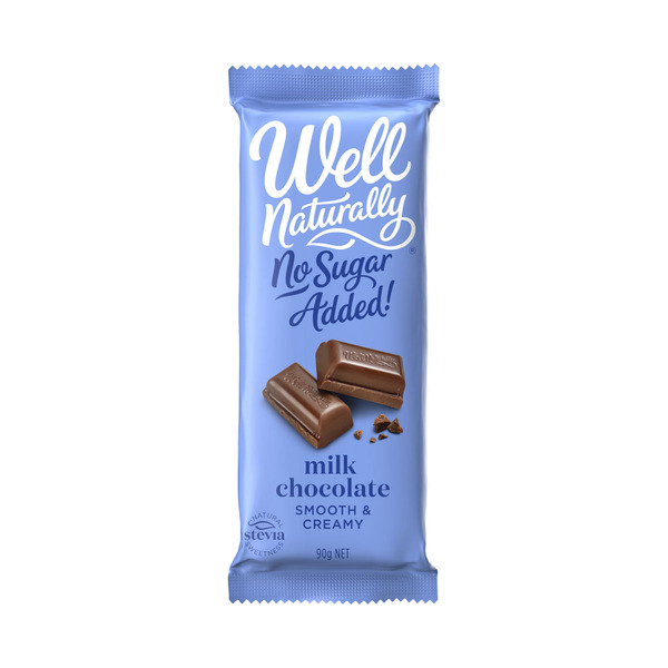 Well Naturally No Sugar Added Milk Chocolate Smooth & Creamy