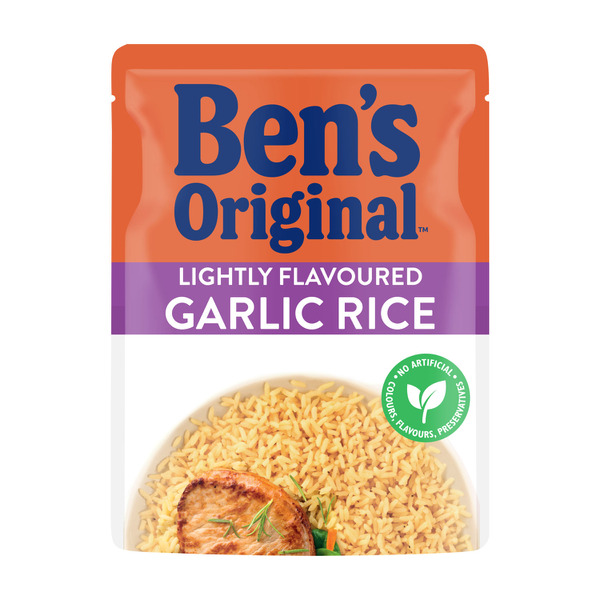 Ben's Original Light Flavour Garlic Rice Pouch