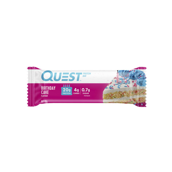 Quest Protein Bar Birthday Cake