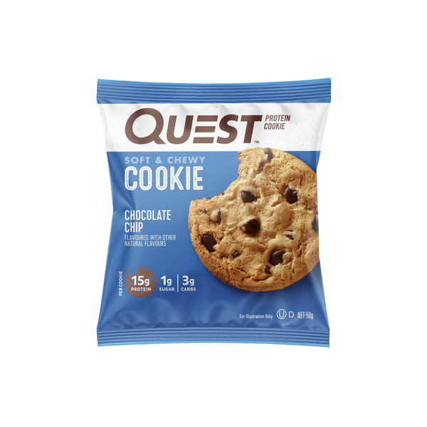 Buy Quest Chocolate Chip Protein Cookie 59g | Coles