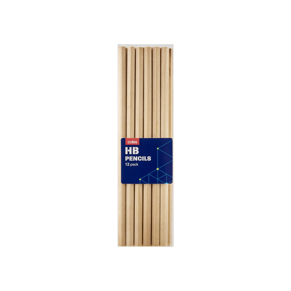 Buy Coles Hb Pencils 12 Pack Coles