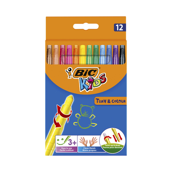 Bic Kids Turn & Colour Crayons
