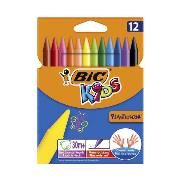 Bic Kids Plastidecor Crayons