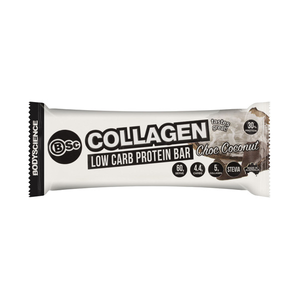 BSc Bodyscience Collagen Low Carb Protein Bar Choc Coconut