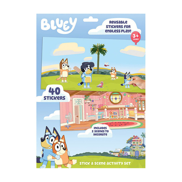 Livre : Bluey : A tes stickers ! : Décors et autocollants