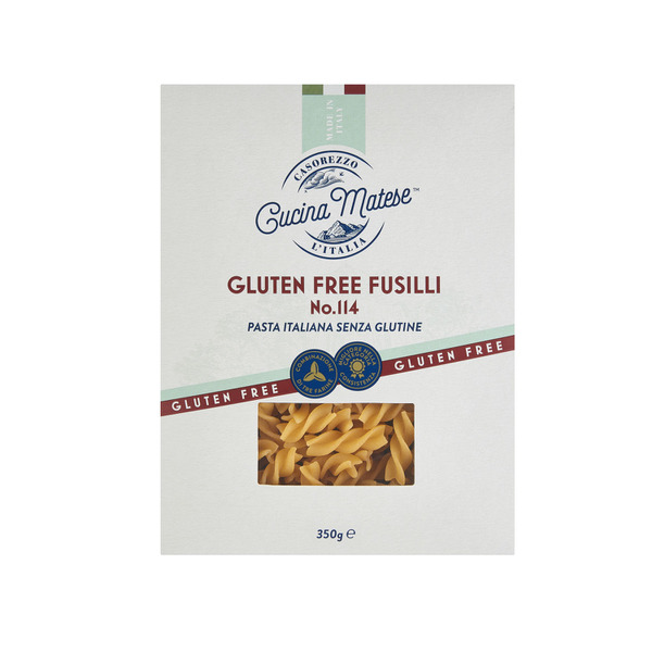 Calories in Cucina Matese Gluten Free Fusilli Pasta