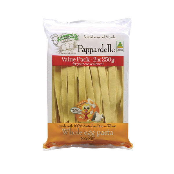 Golden Pappardelle Pasta 2x250g