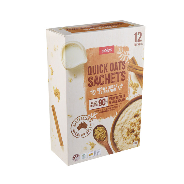 Quick Oats Sachets Brown Sugar & Cinnamon